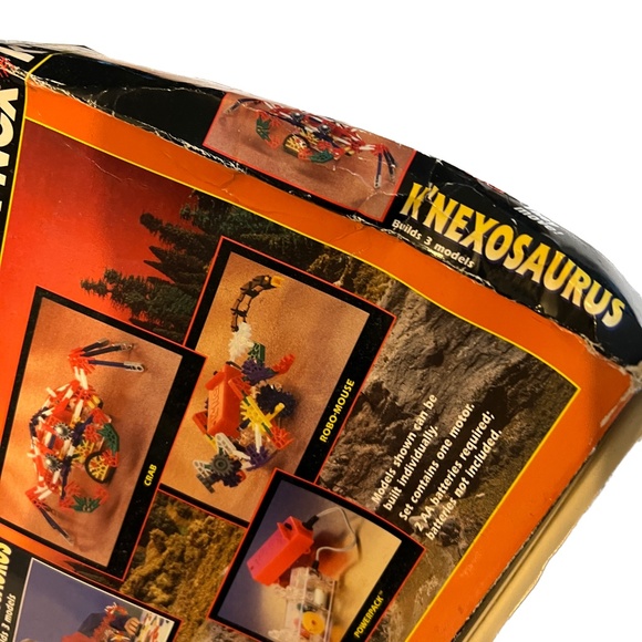 K'Nex K'Nexosaurus w. Power Pack Motor 12511 Build Imagine Moves VTG 1991 - Picture 11 of 11